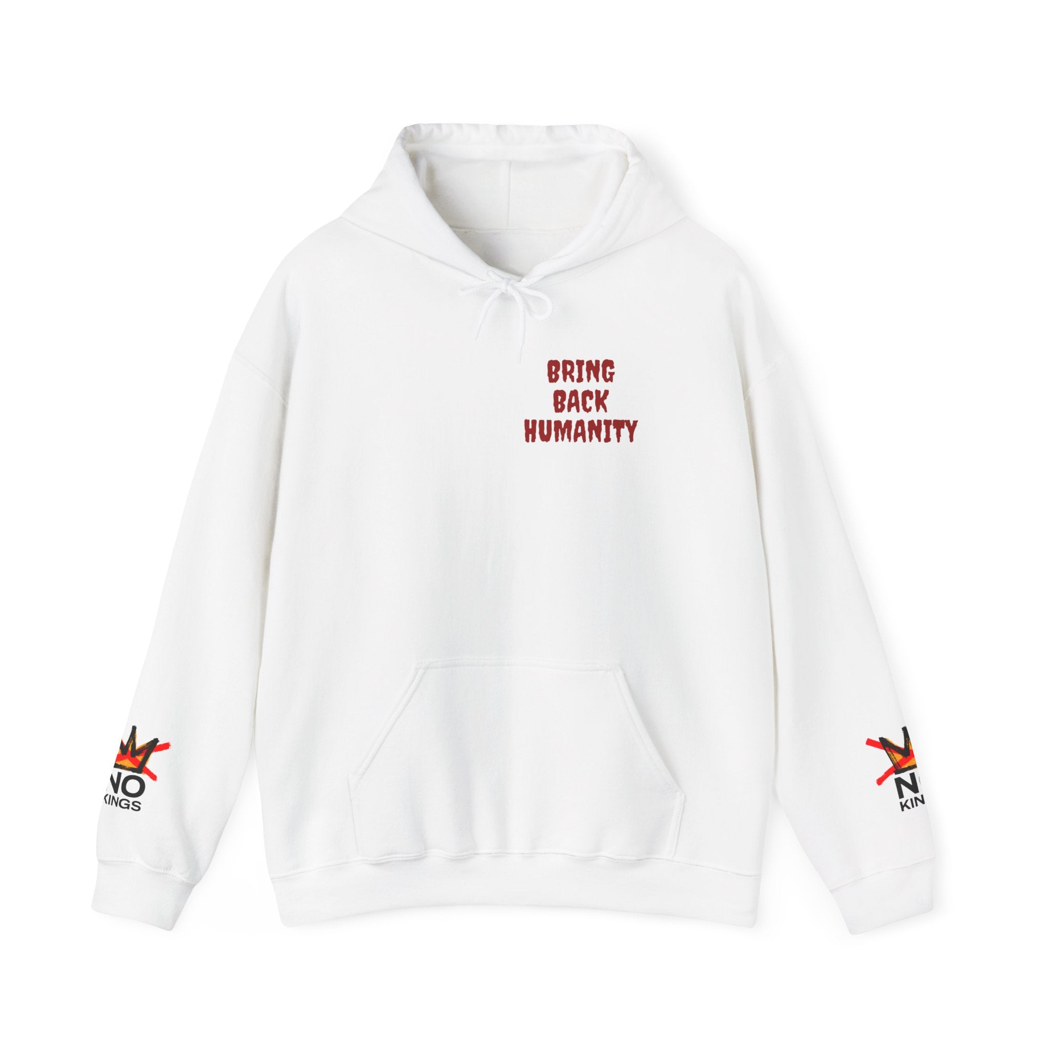 No Kings Hoodie — Bold Statement Graphic Pullover