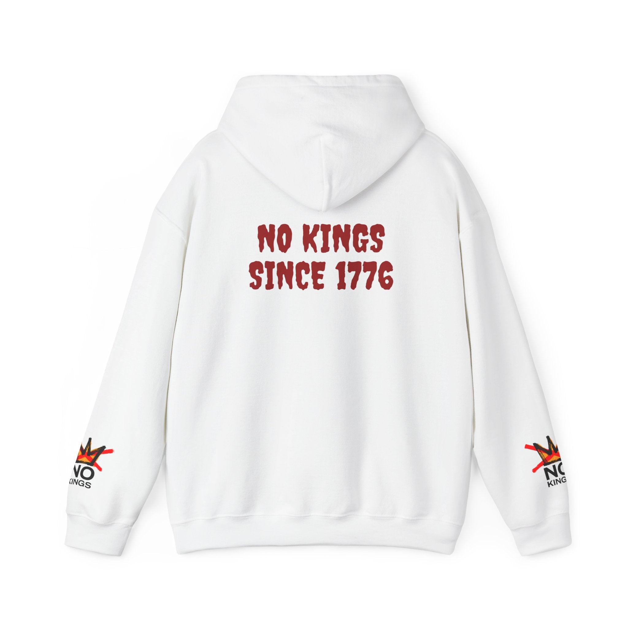 No Kings Hoodie — Bold Statement Graphic Pullover