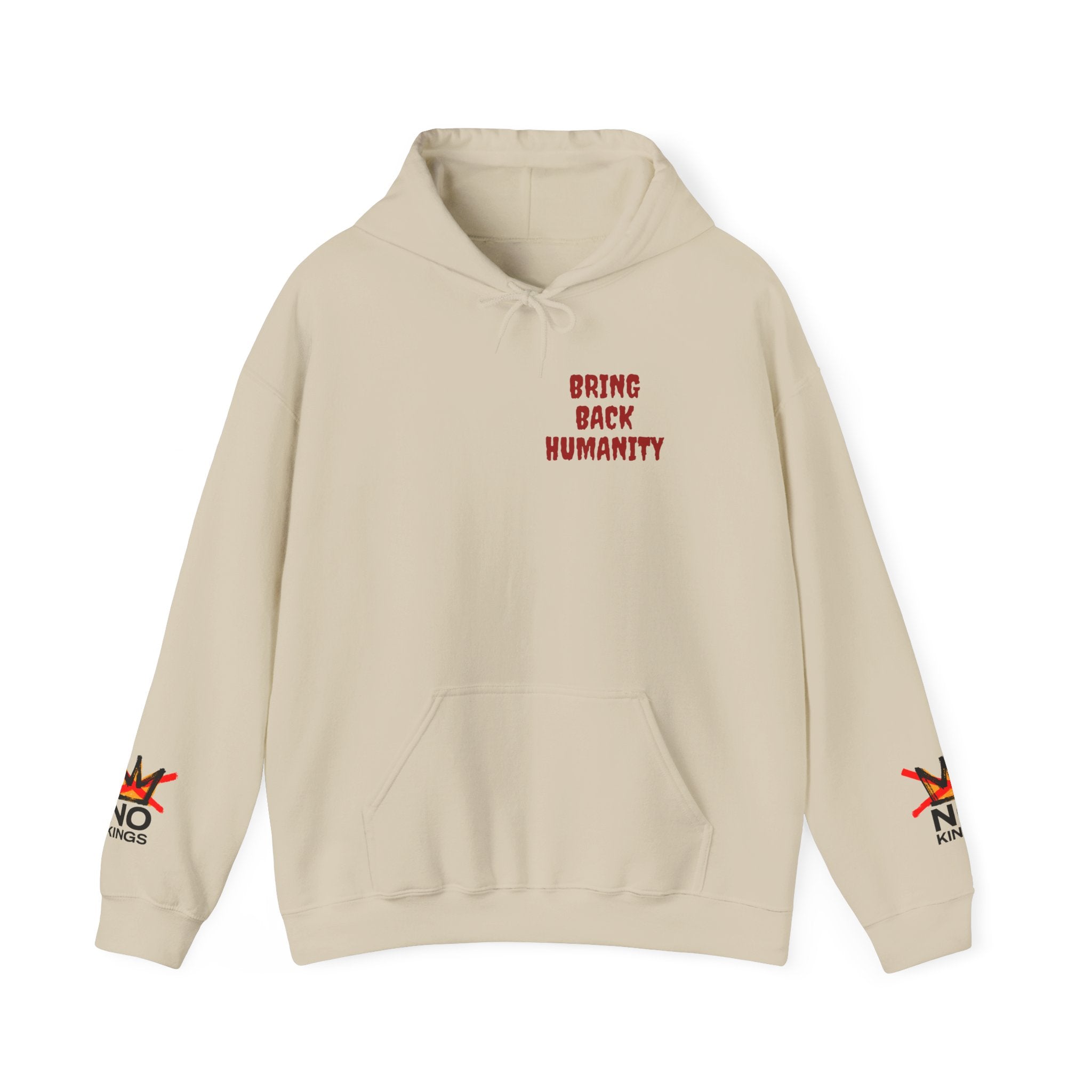 No Kings Hoodie — Bold Statement Graphic Pullover
