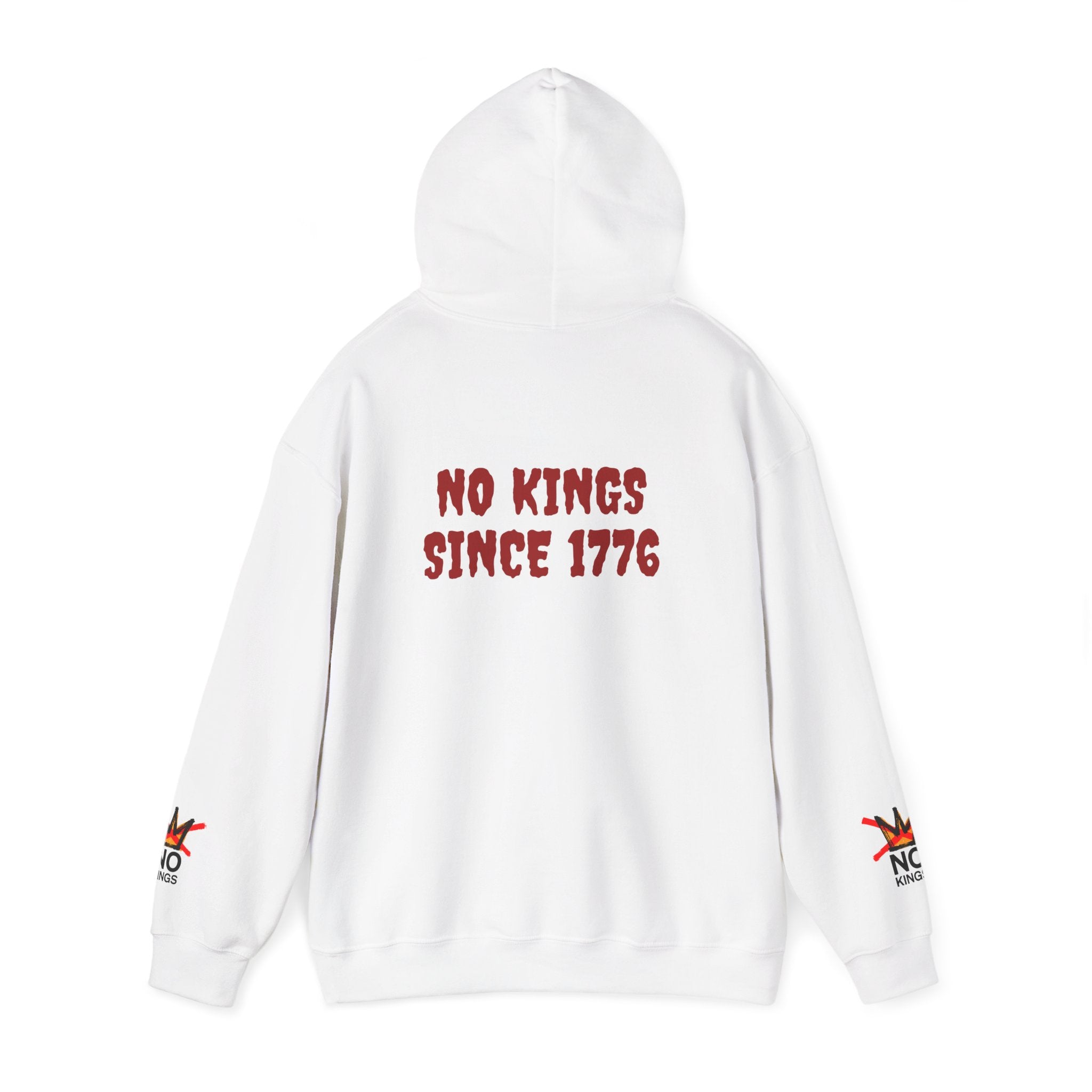 No Kings Hoodie — Bold Statement Graphic Pullover