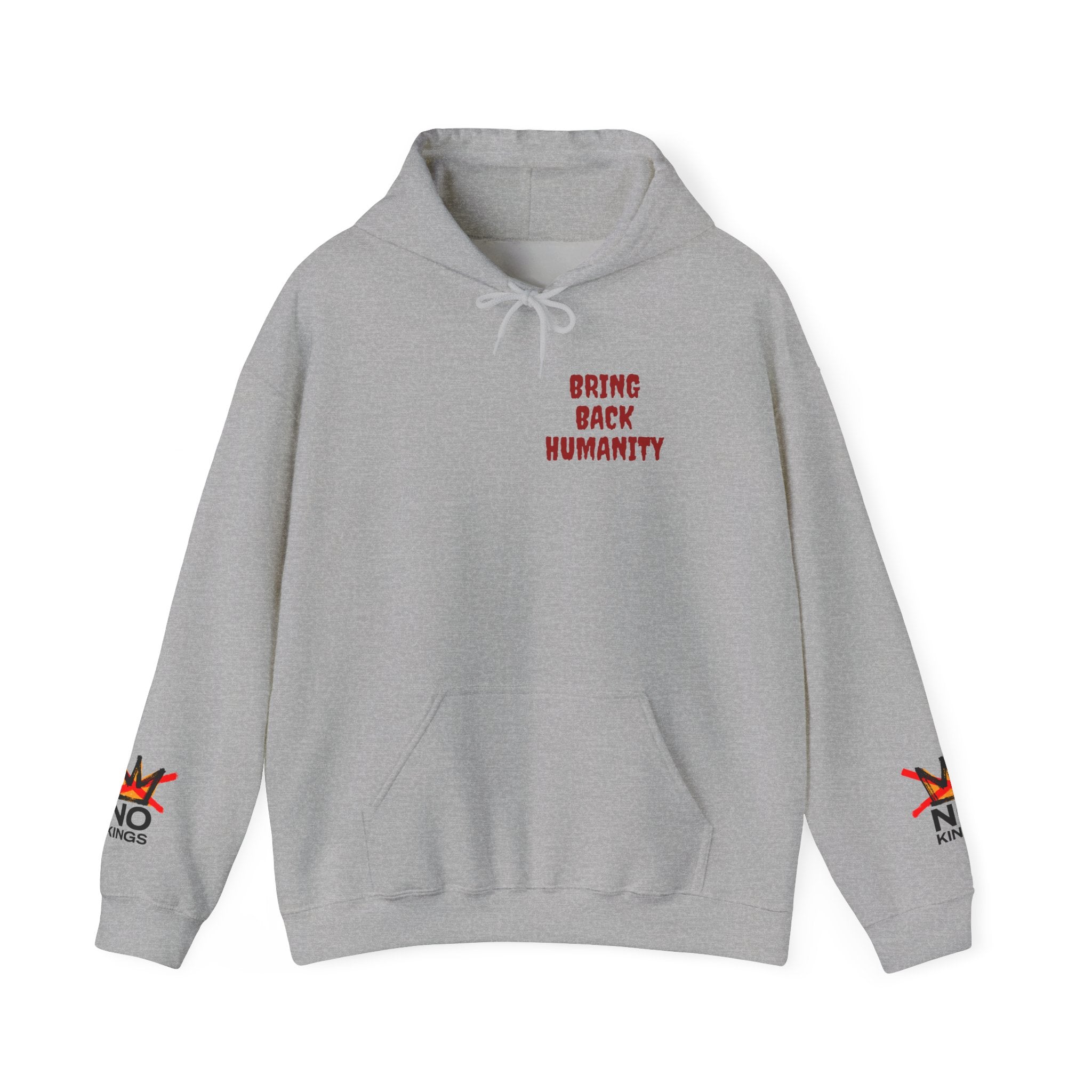 No Kings Hoodie — Bold Statement Graphic Pullover